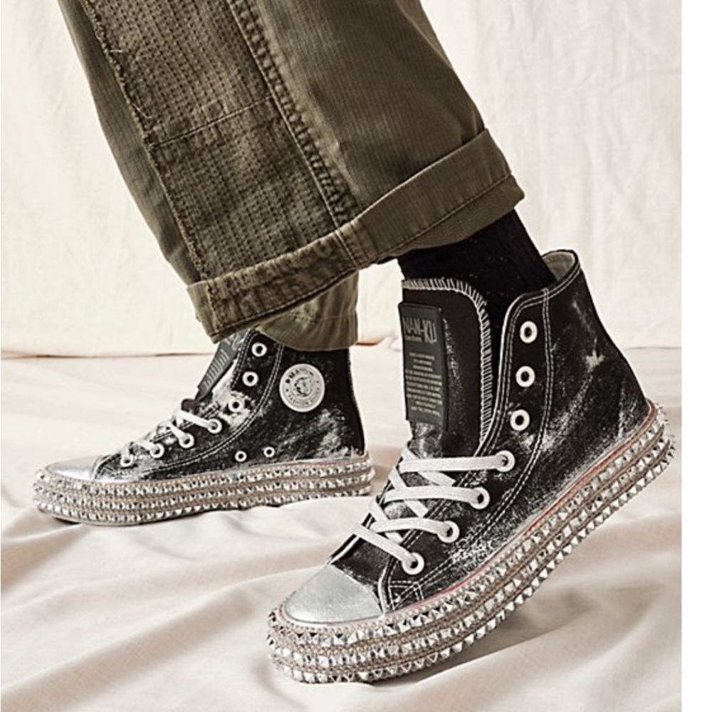 ISO Free People Cruise Nanku BLACK sneakers